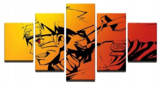 NARUTO - Tryptics obrázok na yuzhi bozo naruto 50x25cm