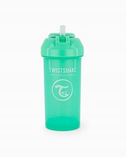 Šálka Twistshake 360m Green Bottle so slamkou