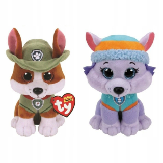 PAW Patrol - Vy 2 x Maskot PSI PATROL Tracker Everest 24 cm