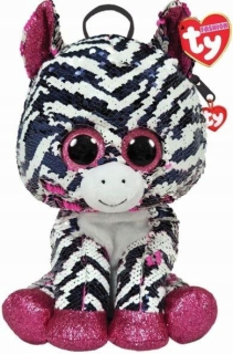 Detský batoh - Ty Fashion Zoey - Sequin Zebra batoh