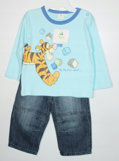 Medvedík Pú - Tigger Disney Set Blouse nohavice 86 cm 12-18