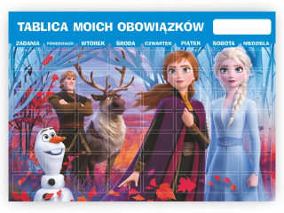 Elsa Frozen - Blackboard pre deti mojich povinností Anna a Elza 2