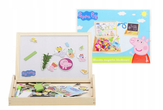Pepa Pig - Magnetická tabuľa Peppa krieda
