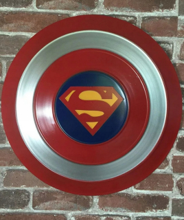 Superman - Kapitán štít superman kov pre deti