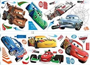 McQueen - Wall Tattoo Cars 3 autá 3D samolepky, 24-22 cm.