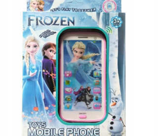 3D telefón Frozen Elsa Smartphone svieti hru