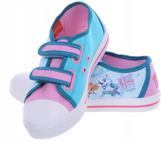 PAW Patrol - Dievčaté tenisky pre mätu suchý zips-pink suchý zips 33