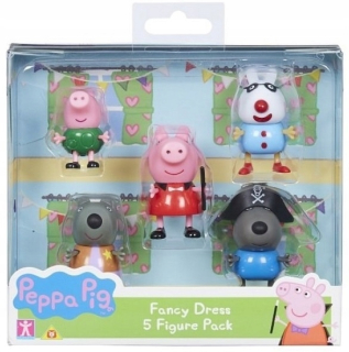 Pepa Pig - TM Hračky Krásne 5-pak Obrázky Peppa ošípané figúrky