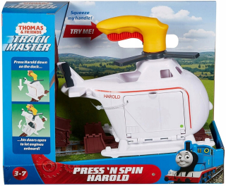 Vláčik Tomáš  - Tomek Trackmaster Tor Harold Set s Hangar