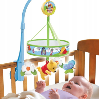 Medvedík Pú - TOMY T72126 CAROUSEL LUSKING BUTTERFLY WINNIE THE POH