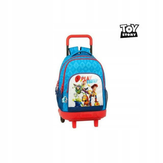TOY STORY - Školská taška s kompaktnou hračkou blues modrá