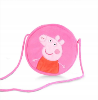 Pepa Pig - Detská kabelka Peppa Plush Soft