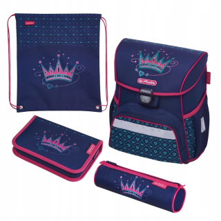 Školský tornister herlitz s vybavením loop plus crown korona