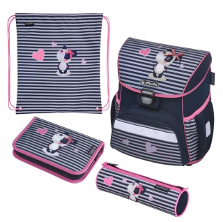 Aktovka školská taška - Sornister Herlitz Loop Plus Sweety Panda Set!