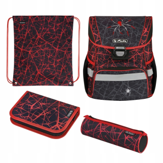 Aktovka školská taška - Herlitz Loop Plus Spider SchoolBag Sada