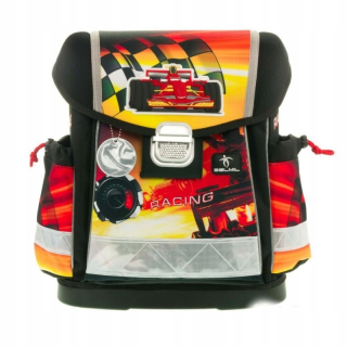Aktovka školská taška - Casual Syncaset Sport Car Racing Belmil