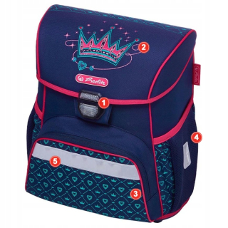 Aktovka školská taška - Tornister Loop Plus Crown Herlitz - Herlitz