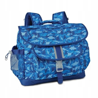 Aktovka školská taška - Ergonomická školská taška Shark Camo Medium Bixbee