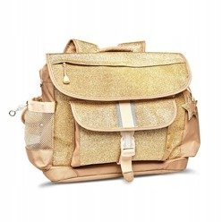 Aktovka školská taška - Ergonomická Satchel Sparkhlicious Gold M BixBee