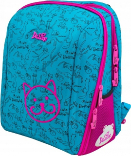 Aktovka školská taška - Satchel Backpack Delunu Kitten in Love mačiatko