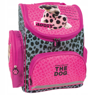 Aktovka školská taška - Schoolbag 37x27x16cm Heart Dog Derform