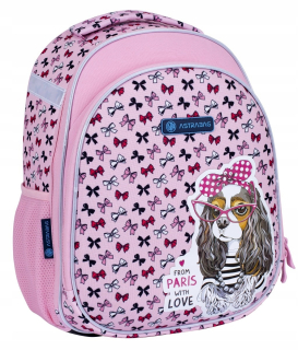 Aktovka školská taška - Školská Satchel Astrabag As1 Sweet Dog 1-3 trieda