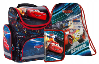 Aktovka školská taška - Školské Bag Cars Car Set pre Boy