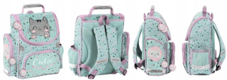Aktovka školská taška - Školská Satchel Cat PP21CA-525 PASO,