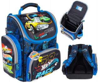 Aktovka školská taška - Škola Satchel Hot Wheels St.MAJEWSKI