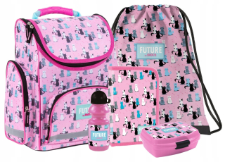 Aktovka školská taška - Školská taška Kitty Set pre dievča