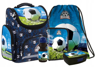 Aktovka školská taška - Školská taška Ball Set pre Boy 1 Trieda