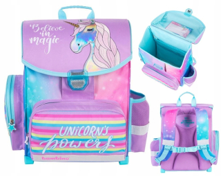 Aktovka školská taška - Premium Schoolbag Unicorn St.MAJEWSKI