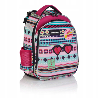 Aktovka školská taška - Schoolbag Ergonomický HD-274 AZTEC vzor