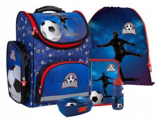 Aktovka školská taška - Školská taška Set pre Boy Ball 1 triedy