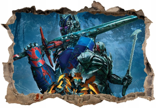 TRANSFORMERS - Transformátory 5 nástenné nástenné maľby 3D, 130x90
