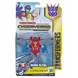 TRANSFORMERS - Transformátory Cyberverse Starscream E1884 / E1902