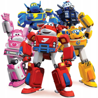 Super Wings Transformers figúrky