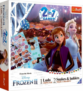 Elsa Frozen - TREFL - Hra 2N1 Čínske hady a rebríky mrazené 2