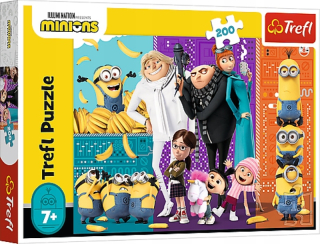 Mimoni  - TREFL Puzzle 200 prvky Monions Mountain