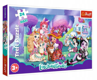Trefl - Puzzle 24 MAXI dielov Veselý svet Enchantimals