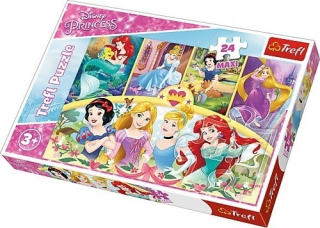 Trefl Puzzle 24 Maxi Elements - Disney Princesses