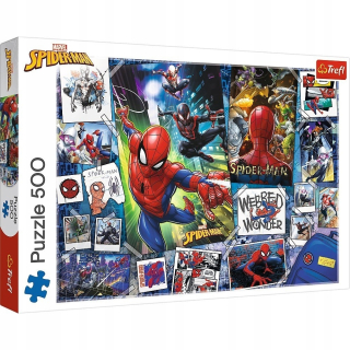 SPIDERMAN - TREFL puzzle 500 prvkov plagáty s superhrdina