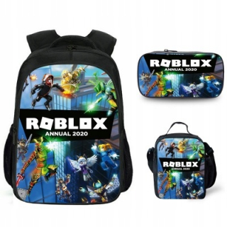 Školský batoh, taška - Trojdielny Roblox Pigny školský batoh 6