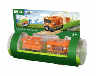 Vláčik Tomáš - Tunel s nákladným vlakom 33891 BRIO