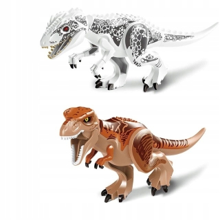 Tyrannosaurus Indominus dinosaurov 2ks + Lego Nálepky
