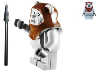 STAR WARS - Unikátny LEGO STAR WARS-HELD CHIRPA + WEAPON 10236