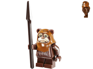 STAR WARS - Unikátna LEGO STAR WARS - WICTET EWOK + WEAPON 10236