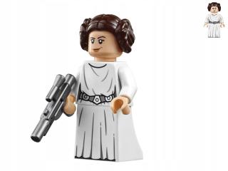 STAR WARS - Unikátne LEGO STAR WARS - princezná leia + zbraň 75244