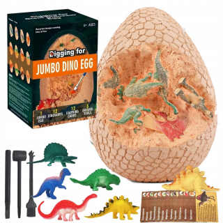 DINOSAURA XXL VAJCIA vykopávky baňa fosília archeológ JUMBO VAJCE