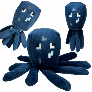 VEĽKÁ MINECRAFT CHOBOTNICA PLYŠOVÝ MASKOT Z HRY 25 CM GREY JEDDUS